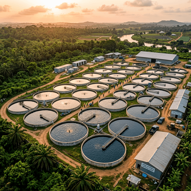 MoFarm catfish aquaculture facility